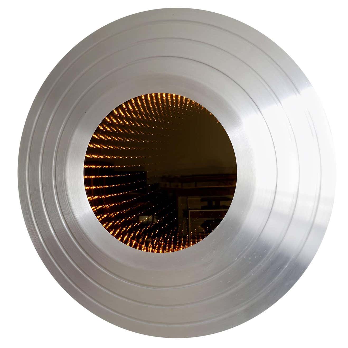 Large Porthole Infinity Mirror at 1stDibs