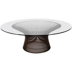 Used Warren Platner Bronze Finish Coffee Table