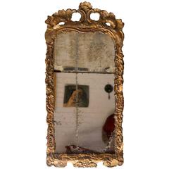 Beautiful Mid-18th Century Italian Giltwood Pier-Glass Mirror, circa 1750-1760