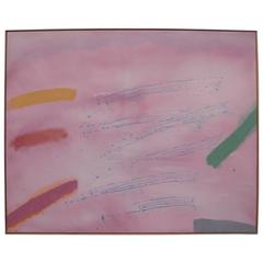 Basilios Poulos Large Painting Janus Gallery, 1977
