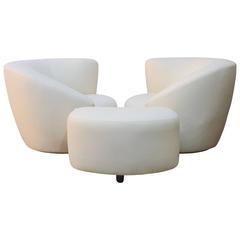 Nautilus Lounge Chairs by Vladimir Kagan