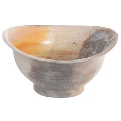 Contemporary Japanese Shigaraki Pottery Bowl