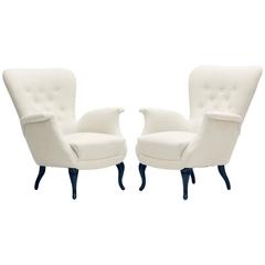Pair of Lounge Chairs from S. M. Wincrantz