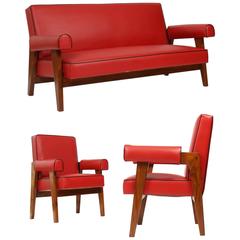 Le Corbusier (1887-1965) - Pierre Jeanneret (1896-1967) Furniture for Living Roo