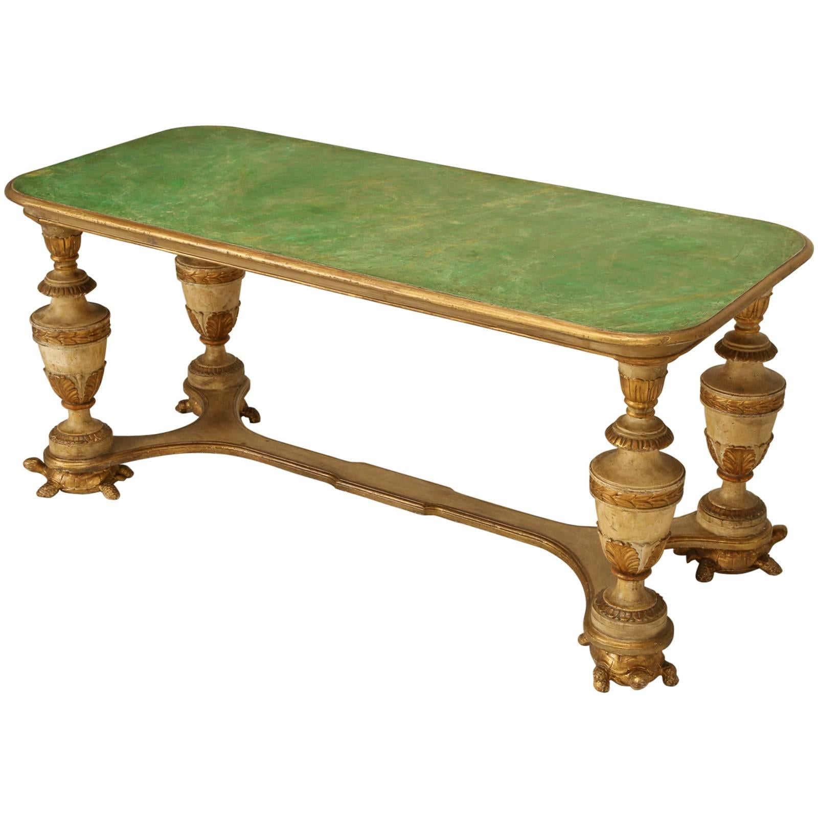 Italian Desk, or Library Table with Turtles