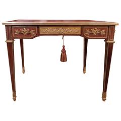 19th Century French Signed P. Sormani French Louis XVI Writing Desk 7