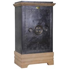 French Antique Cast Iron Safe, circa 1900