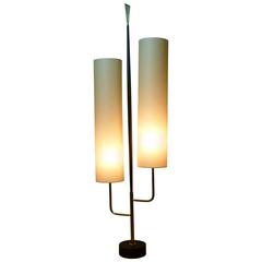 1950s Double Floor Lamp by Maison Lunel 7