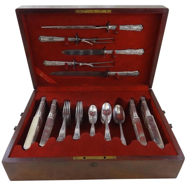 Imperial by Gorham Sterling Silver Flatware Set Service 80 Pieces in