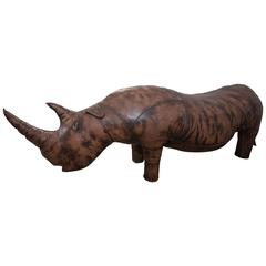 Rare Leather Rhino by Abercrombie & Fitch