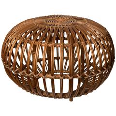 Rattan Pouf
