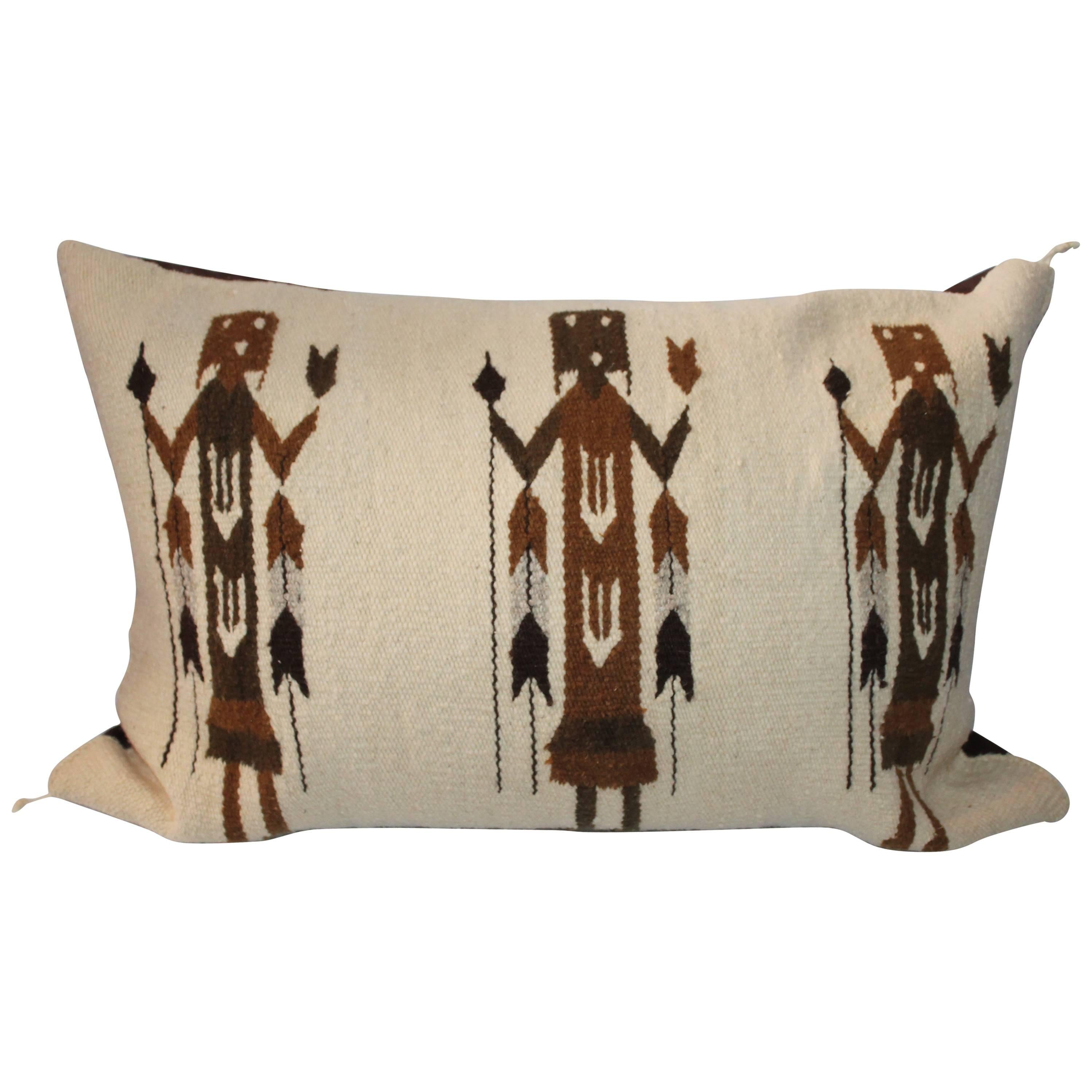 Yea American Indian Pictorial Weaving Pillow