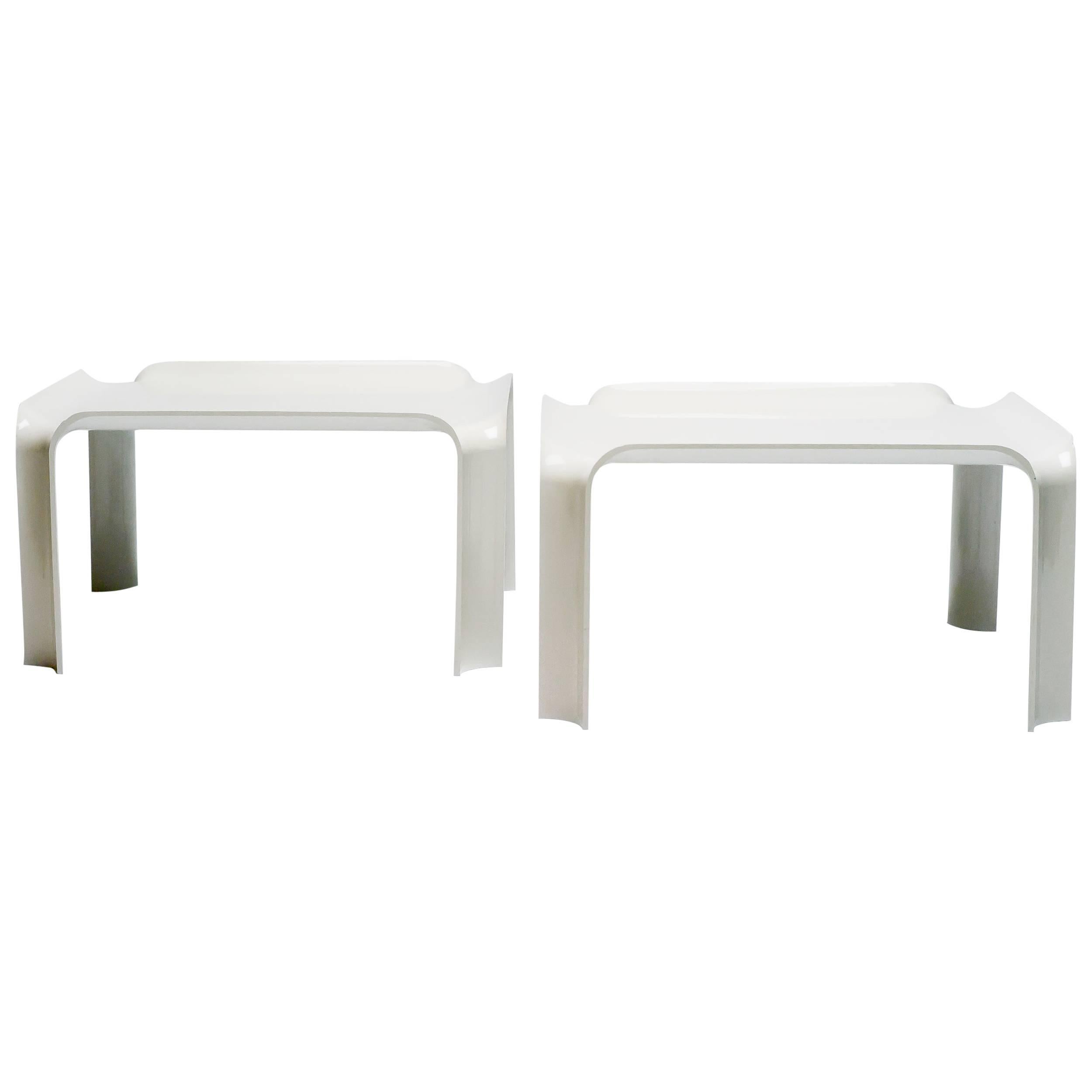 Pierre Paulin Pair of Low Tables for Artifort