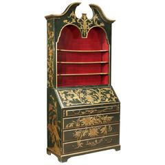 20th Century Trumeau Made by Lacquered and Giltwood