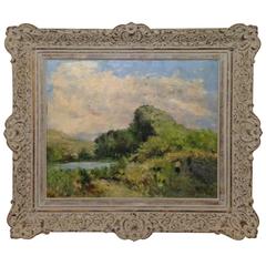 Cuban Impressionist River Landscape Painting