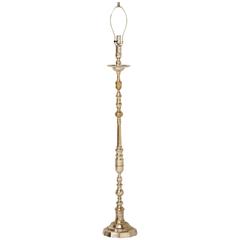 Nickel-Plated Vintage French Floor Lamp 10