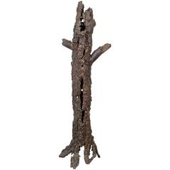 Brutalist Bronze Tree Sculpture 3