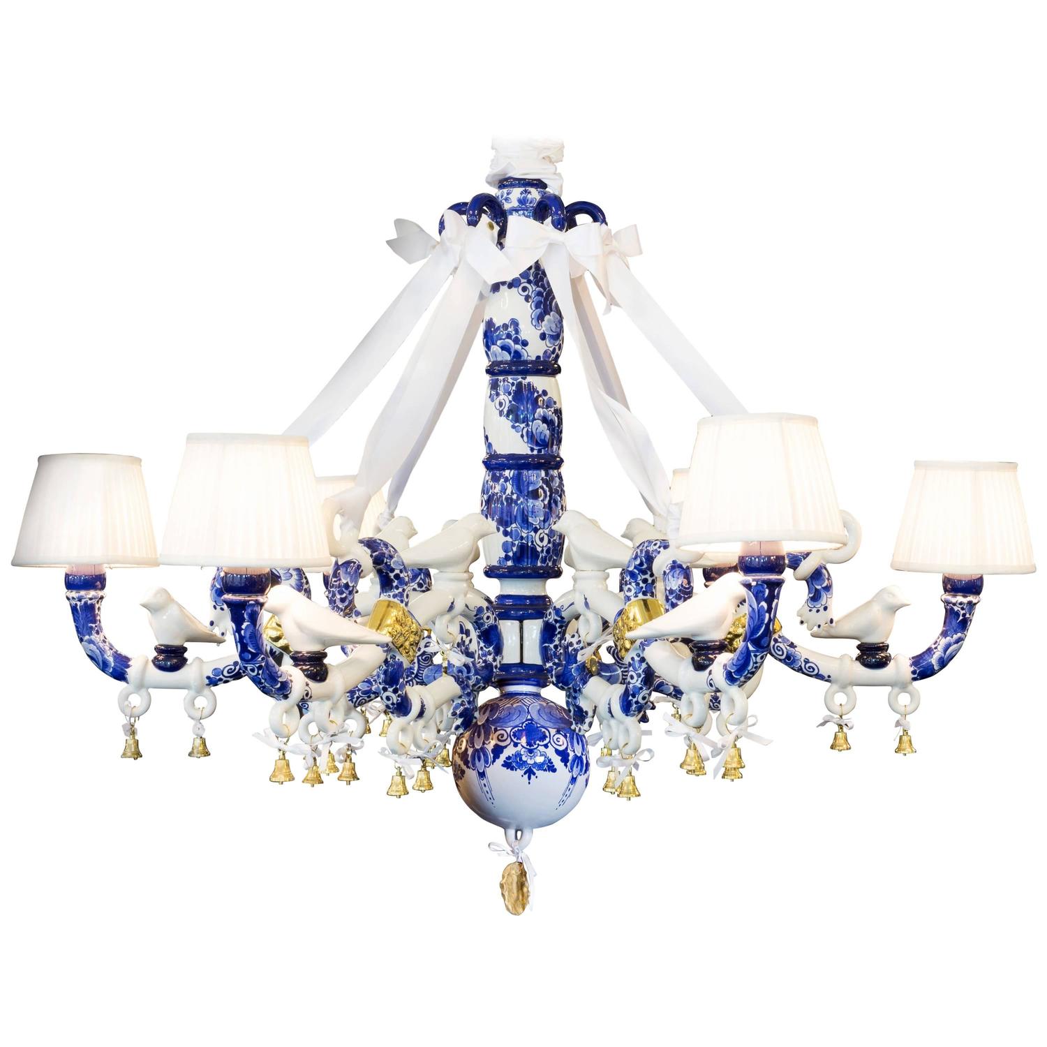 Delft Blue Chandelier By Marcel Wanders At 1stdibs