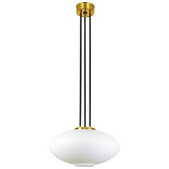 Stilnovo Glass and Brass Pendant 7