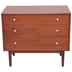 Chest of Drawer Dressers in Walnut by Kipp Stewart for Drexel 5