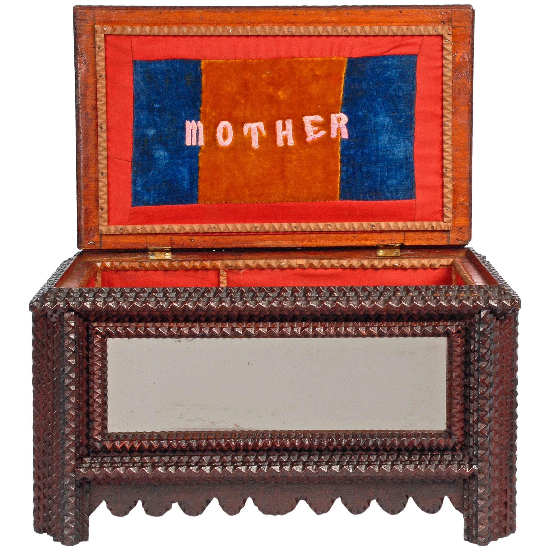 Inspired ‘Mother’ Tramp Art Box
