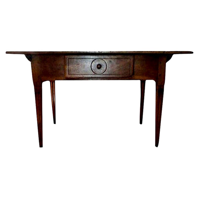 Antiker französischer Cobbler's Work-Tisch aus Nussbaumholz im Louis-XVI.-Stil