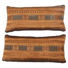 Southeast Asian Yao Tribal Silk Ribbon Pillows