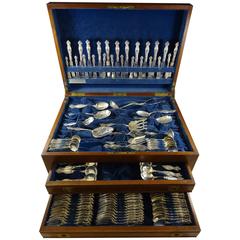 Frontenac by International Sterling Silver Flatware Service 12 Set 119 Pcs Huge