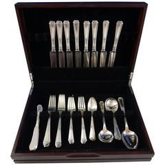 Louis XIV by Towle Sterling Silver Flatware Set for Eight Service of 50 Pieces