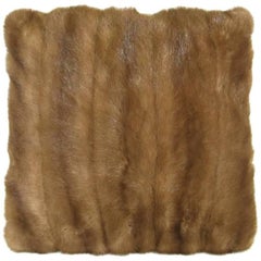 Vintage Selection of Luxurious Single and Pairs of Mink, Fox, Fur Pillows