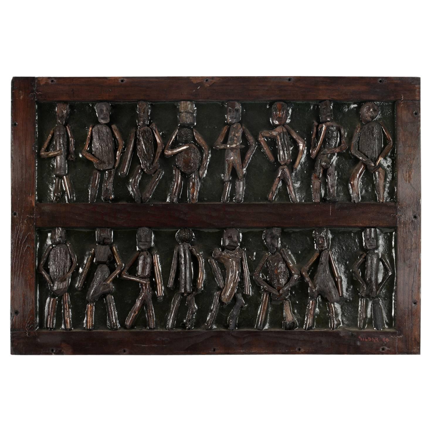 Figural Relief Panel
