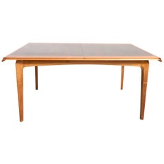 De Coene Walnut Dining Table Designed by Fred Sandra, 1958, Belgium