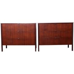 Pair of Rosewood Chests or Nightstands by Florence Knoll