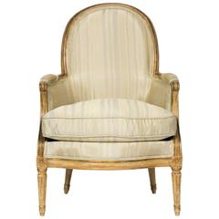 Antique French Louis XVI Bergère