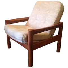 Danish Modern Teak Lounge Chair By Domino Mobler