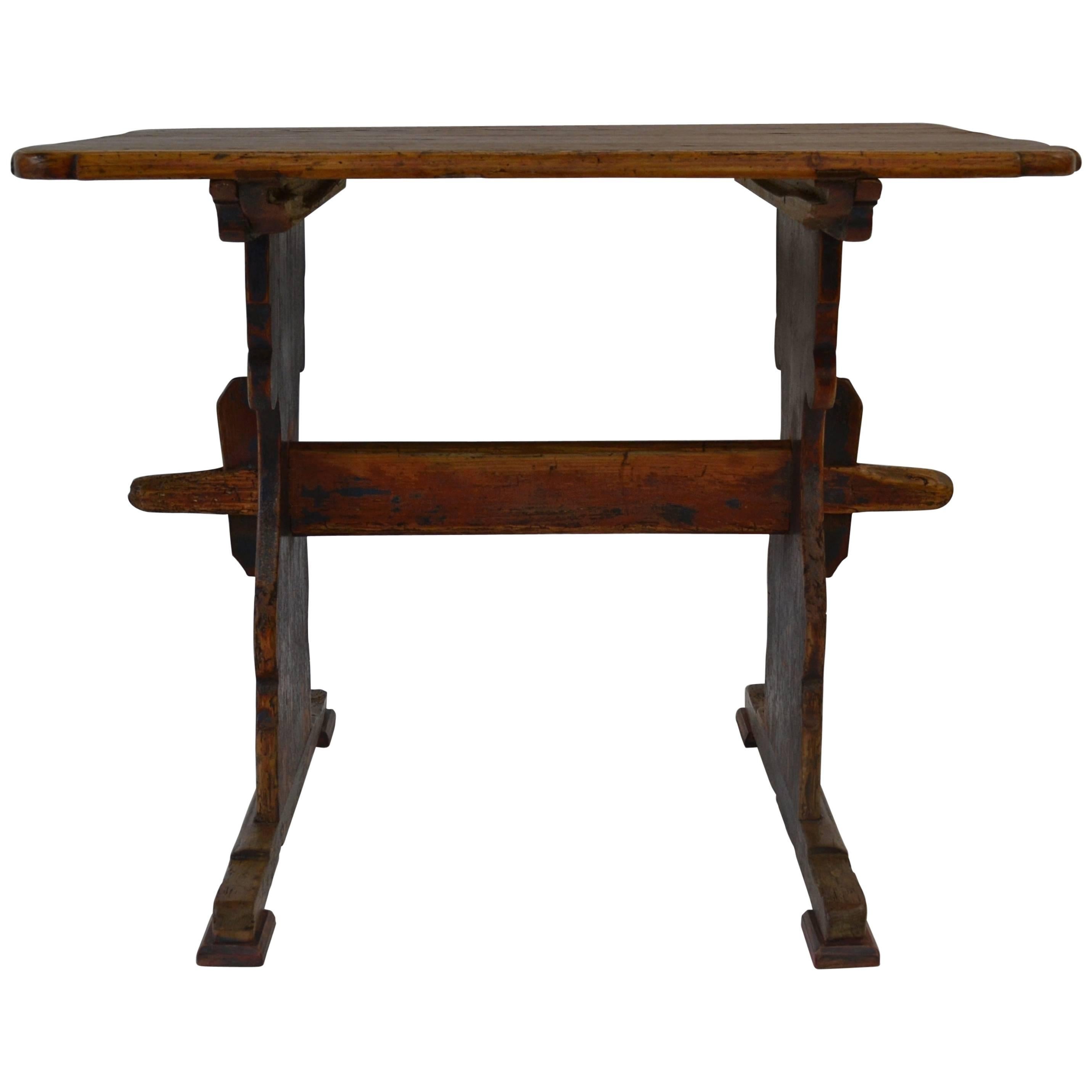 Painted Pine Trestle Table
