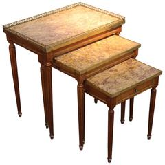 Fine Quality Louis XVI Style Nest of Tables