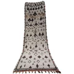 Vintage Moroccan Beni Ourain Rug