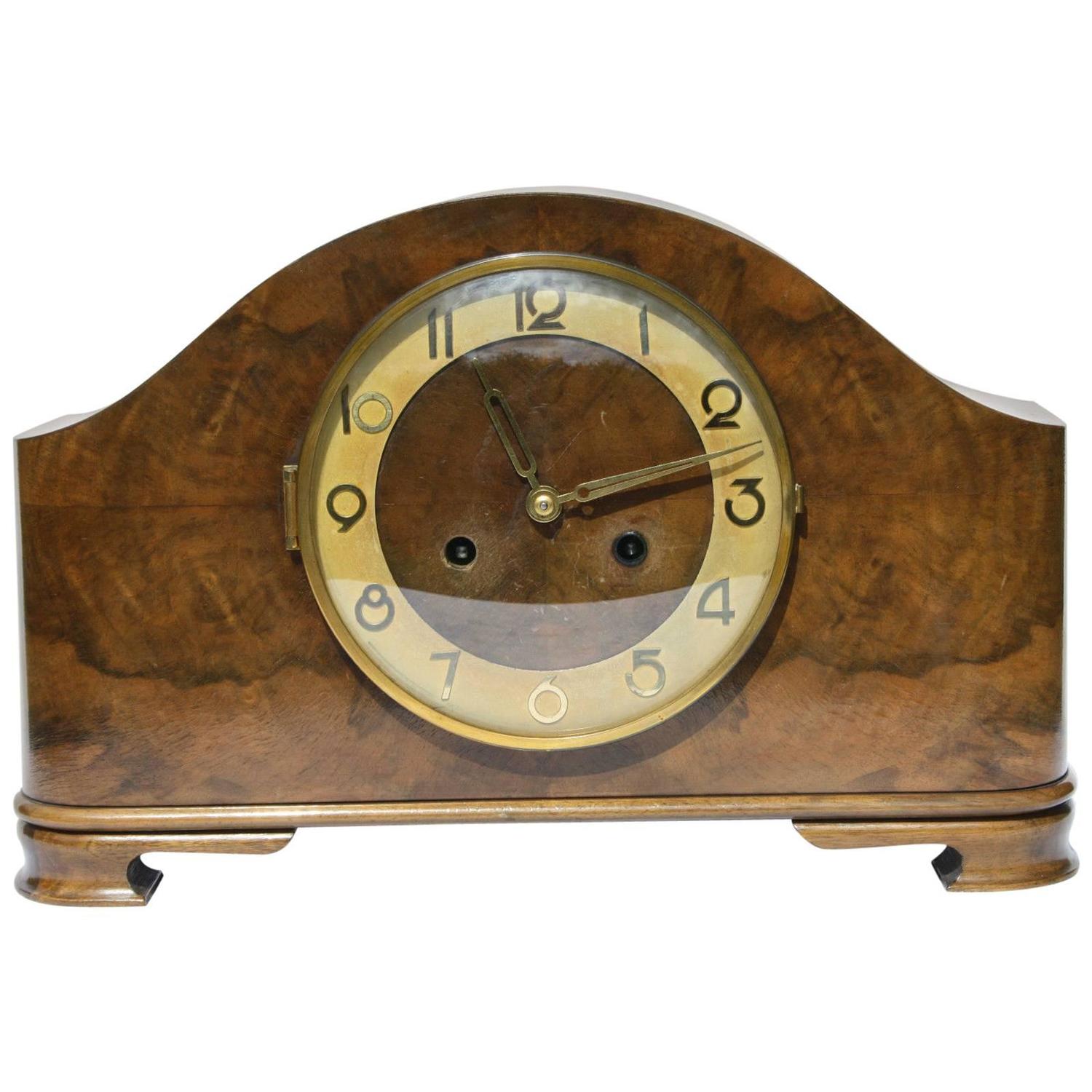 Art Deco Kienzle Superia Mantel Clock at 1stdibs