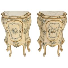 Pair of Italian occasional commodes