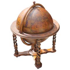 French Art Deco/Art Modern World Globe Bar, circa 1950s