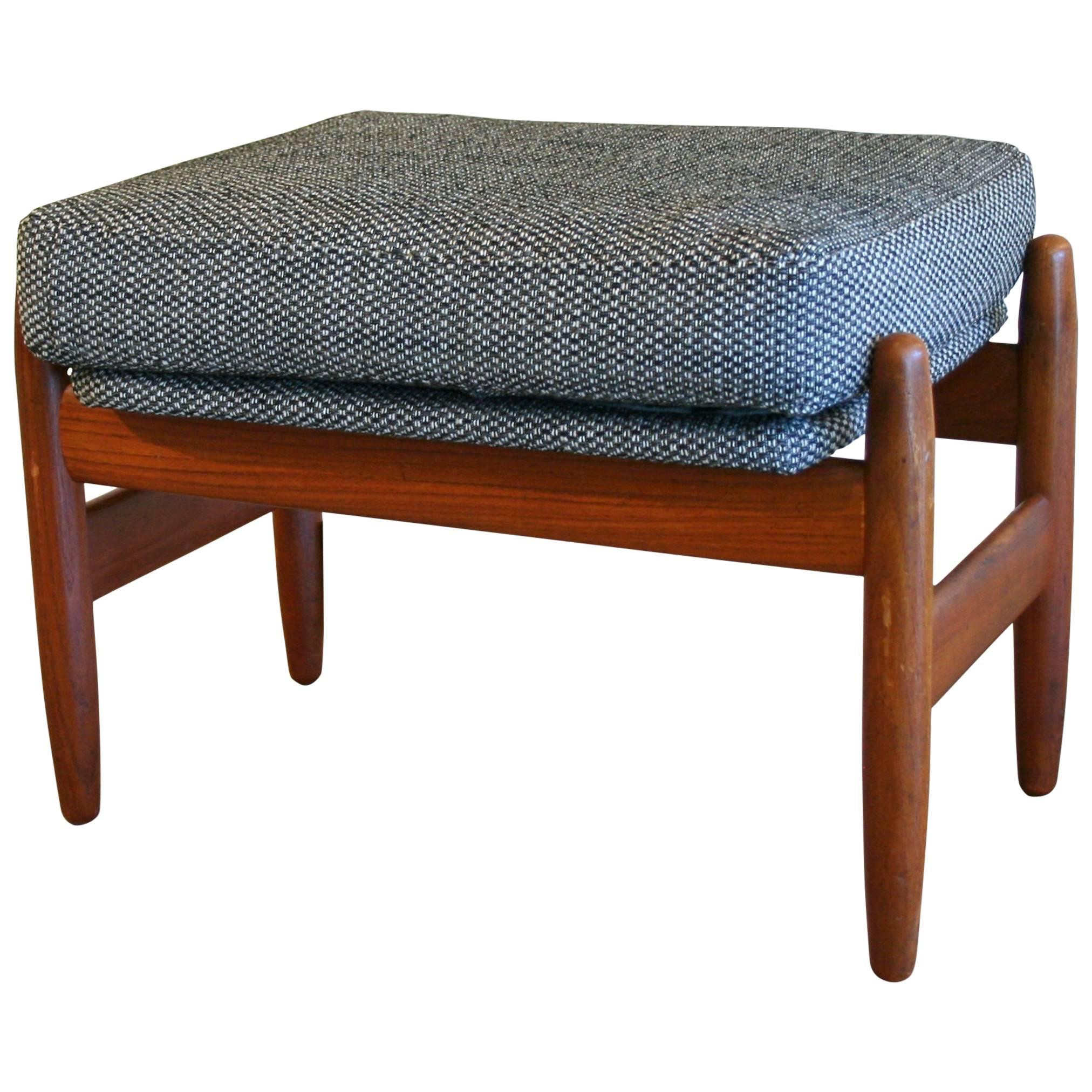 Vintage Danish Teak Foot Stool