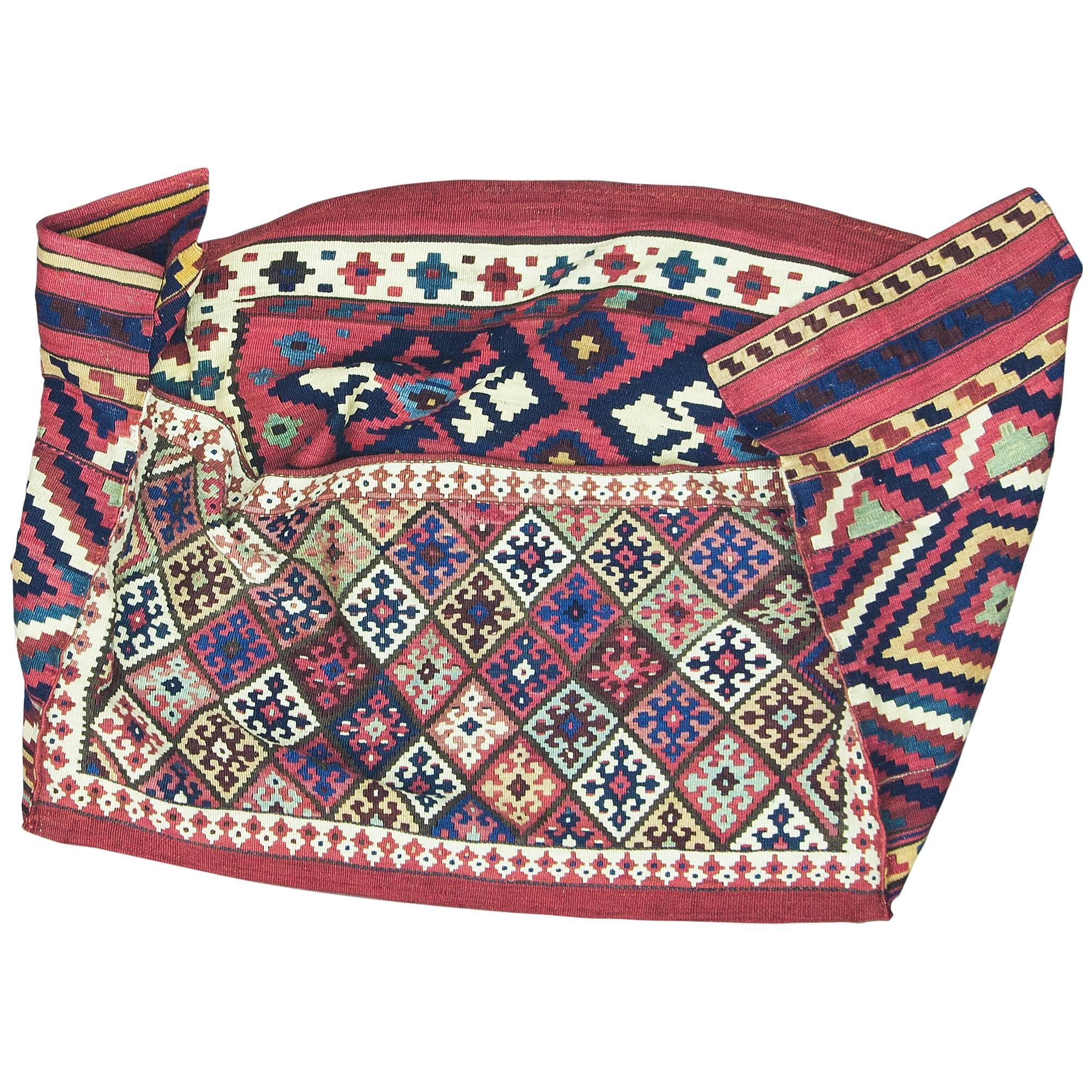  Antique Azerbaijan Cargo Bag or Mafrash, Bedding Bags For Sale