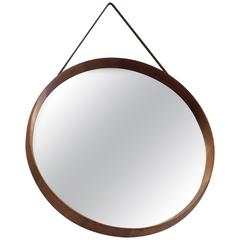 Uno 
Osten Kristiansson Round Oak Mirror by Luxus