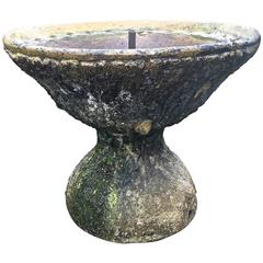 Marvelous French Faux Bois Fountain or Planter