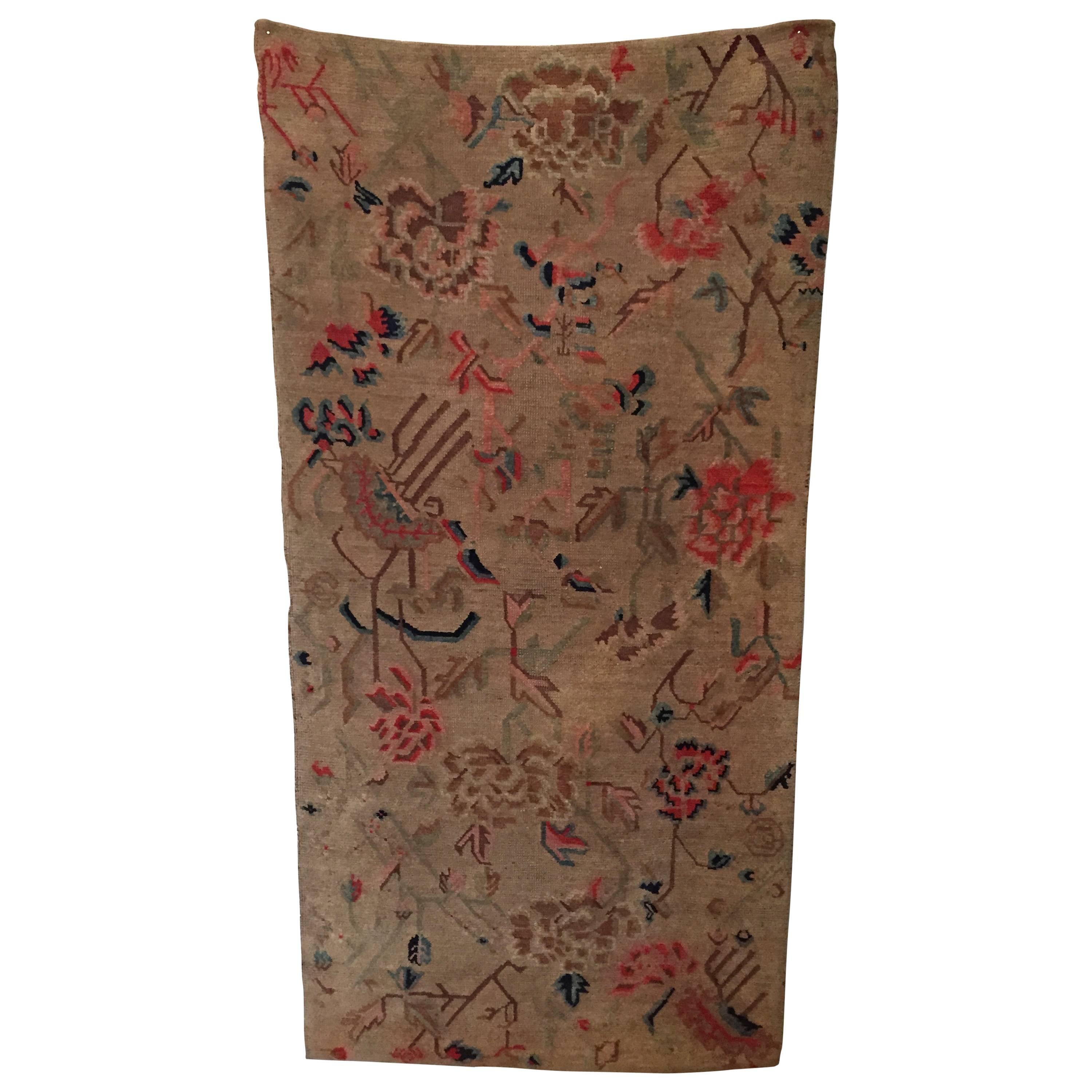Early 20th Century Tibetan Sitting Rug For Sale