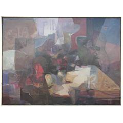 Large Wonderful Argentinian Abstract Painting 4