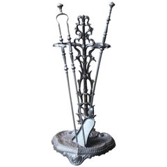 19th Century French Fireplace Tools - Companion Set