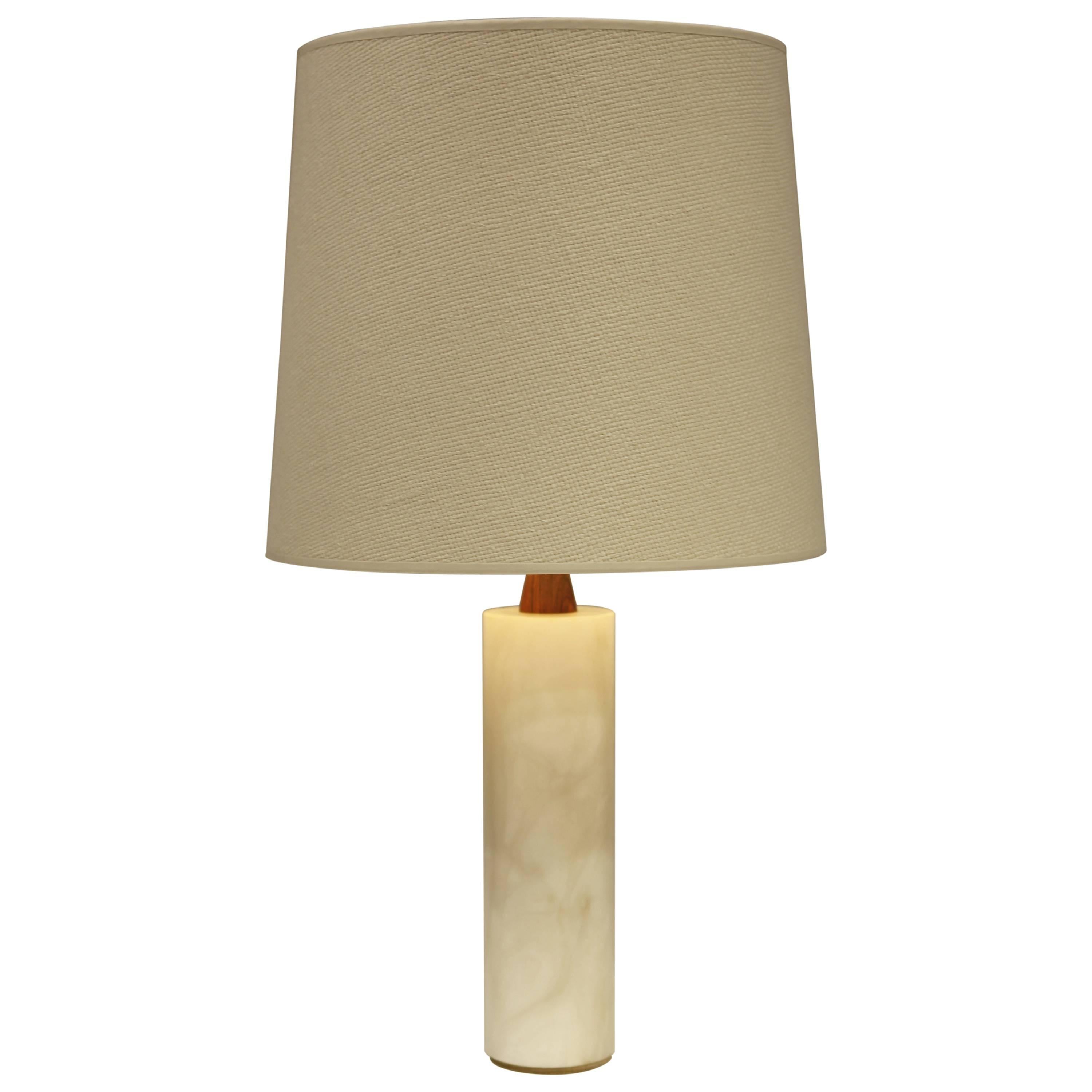 White Marble Table Lamp, Sweden, 1960