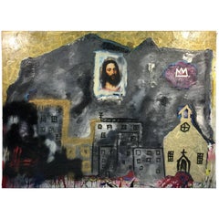 Modern Painting in the Manner of Jean-Michel Basquiat, circa 1980
